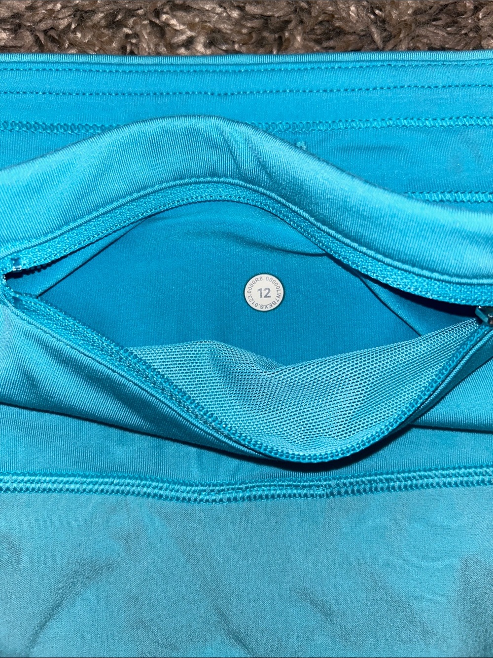 lululemon athletica Speed Up Mid-Rise Lined Shorts - Turquoise - Women’s 12 - Picture 5 of 5